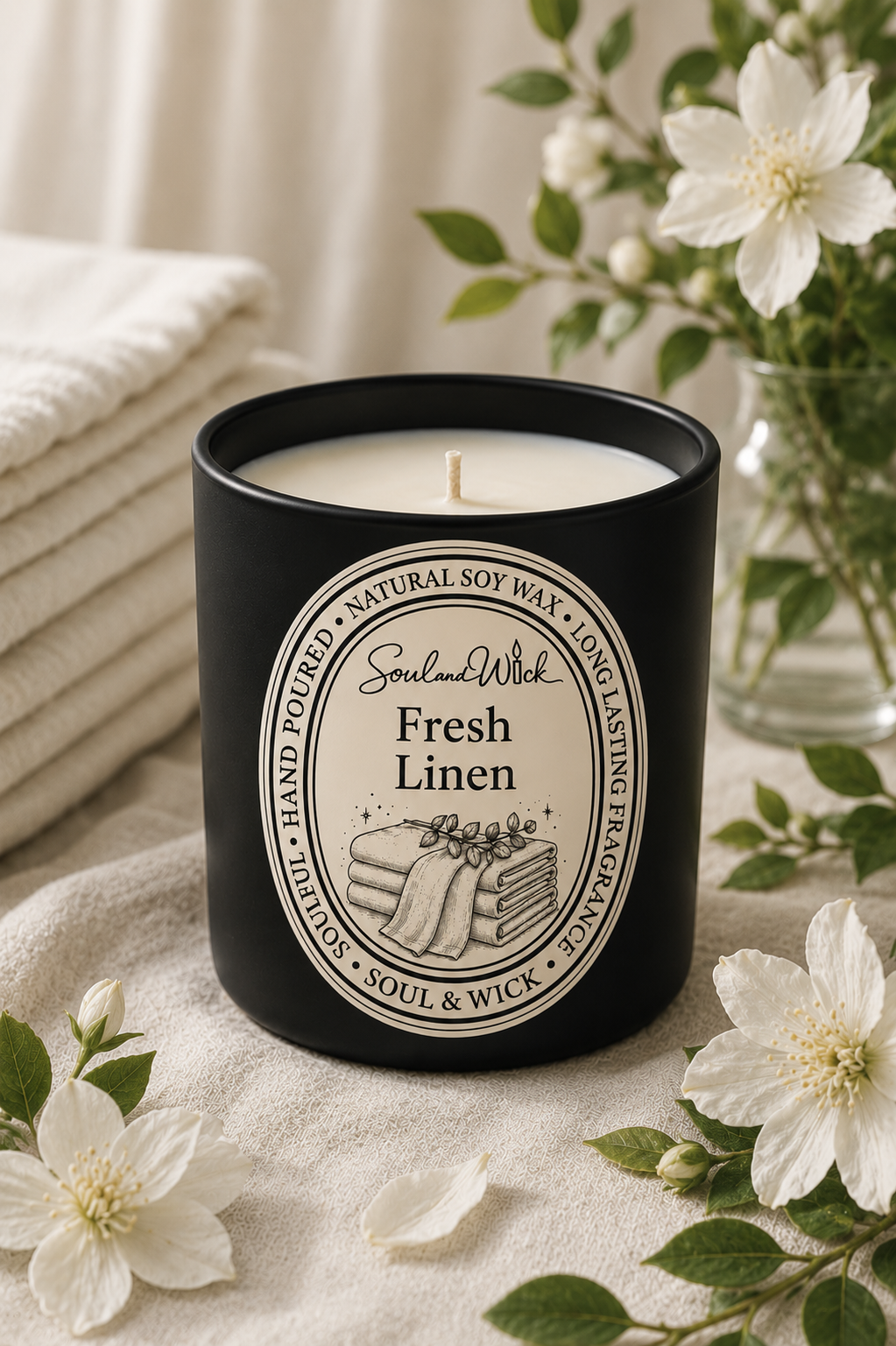 Fresh Linen Soy Candle