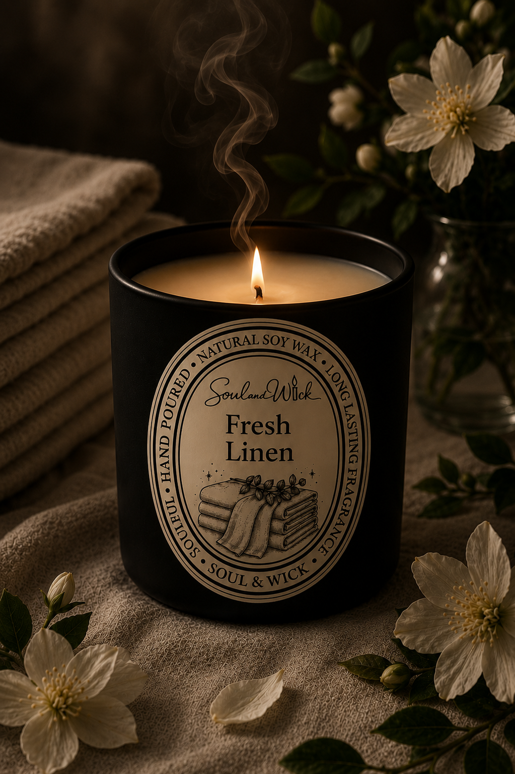 Fresh Linen Soy Candle
