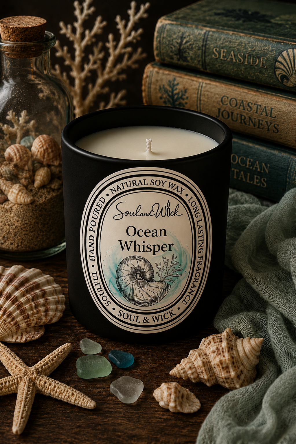 Ocean Whisper Soy Candle