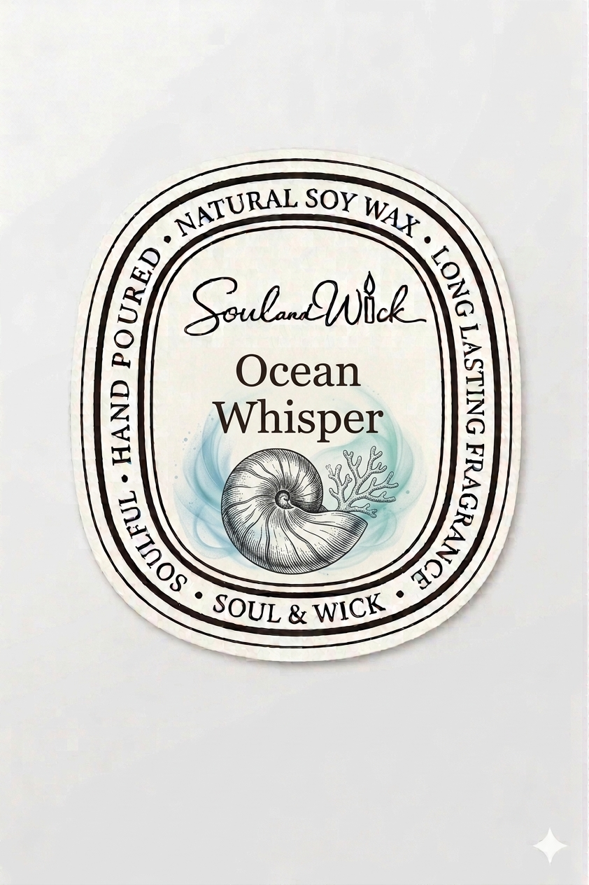 Ocean Whisper Soy Candle